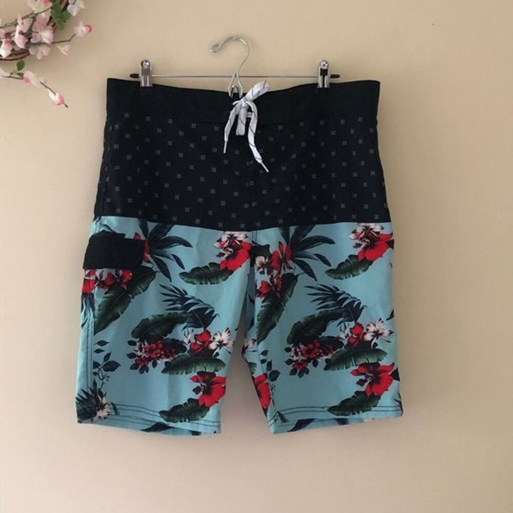 Carbon Men's Board Shorts Swim Trunk Size 34